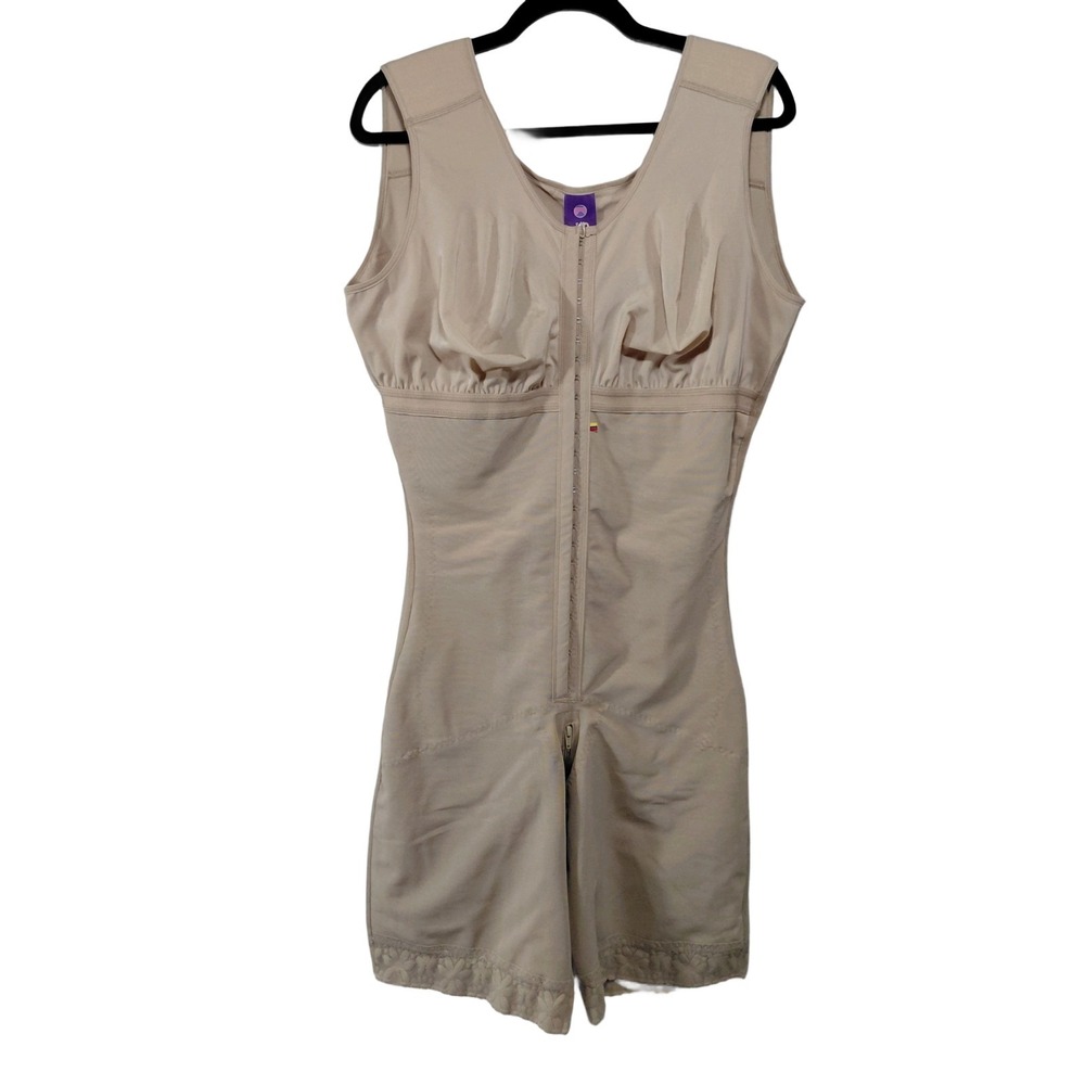 Snatched Body Stage 2 Faja Colombian 3XL Post-Op Shapewear Built-in Bra Tan